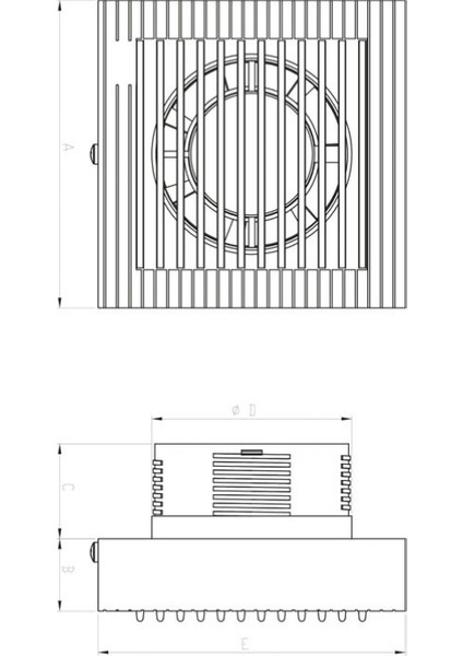 Bahcivan Ea 1010 Plastik Standart Banyo Ve Tuvalet Aspiratoru fiyatları