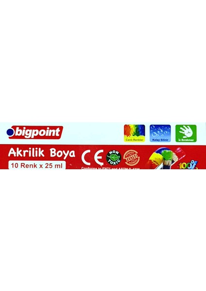 Akrilik Boya 6 Renk x 25 ml