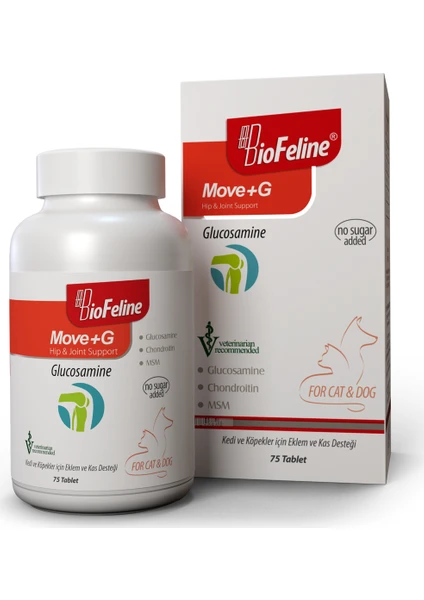 Move+G Glucosamine Tablet ( Kedi ve Köpekler Için Eklem ve Kas Desteği )