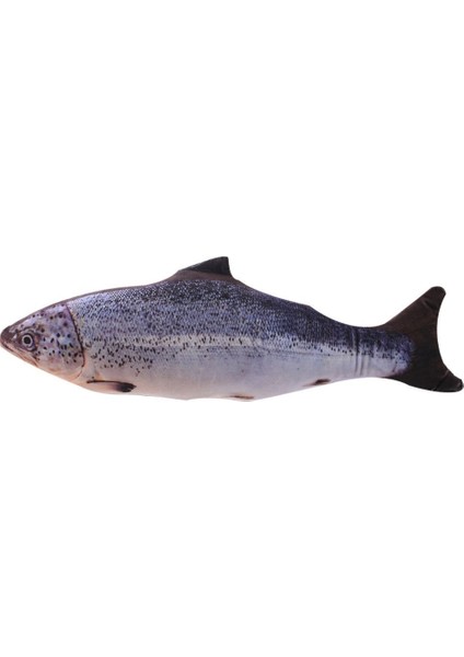 Balık Şekilli Catnipli Peluş Kedi Oyuncak 22 cm