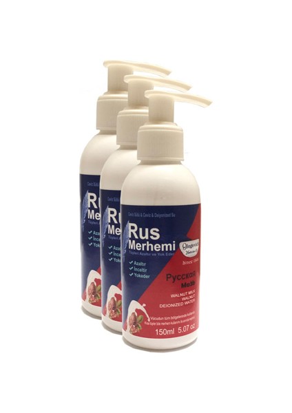Rus Merhtüy Dökücü Azaltıcı Krem Merhem 150 ml x 3