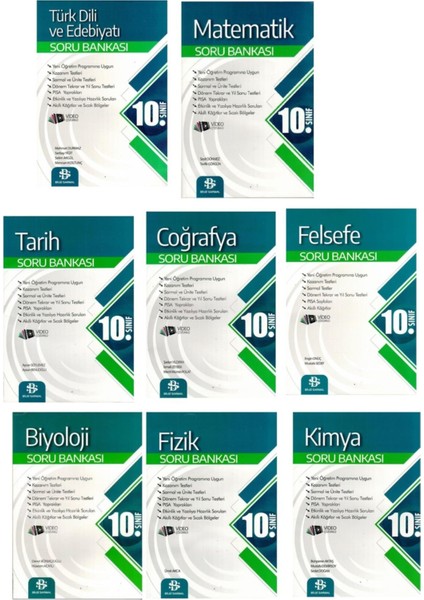 10. Sınıf Soru Bankası Seti Tam Set 2021