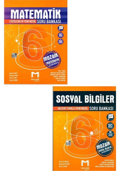 6. Sınıf Matematik + 6. Sınıf Sosyal Bilgiler Soru Bankası Seti