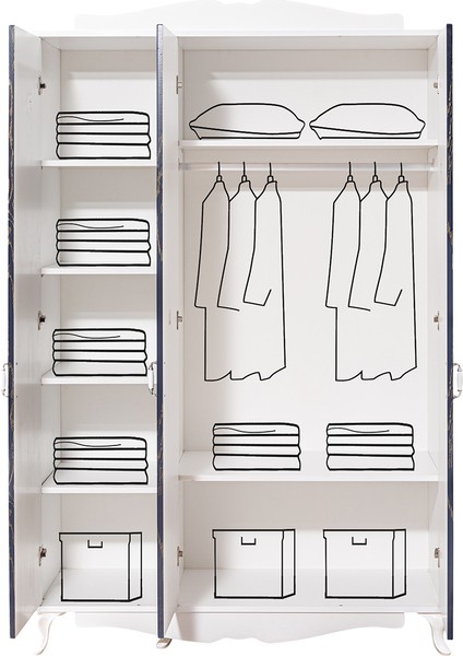 Ranza Aslı Ranza Yavrulu 3 Lü Ranza 3 Kapaklı Dolap indirimleri