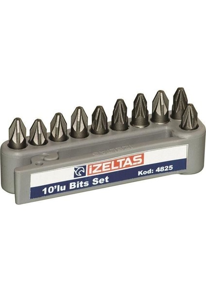 Izeltaş Pozidriv Bits Set Pz1 25 mm Set