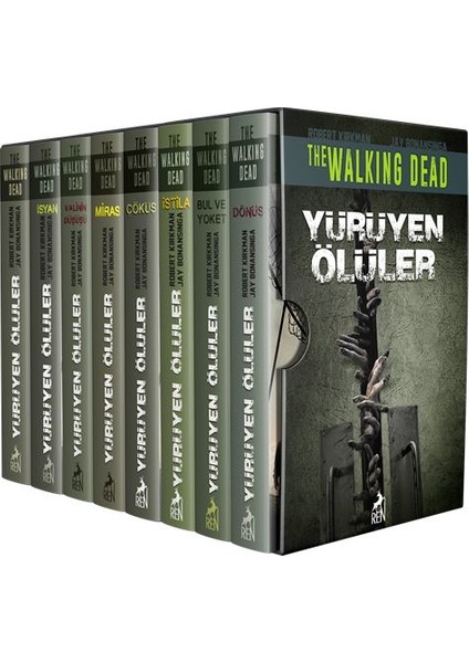 Yürüyen Ölüler: Çöküş - Miras - Bul ve Yok Et - İsyan - 8 Kitap Kutulu Set -