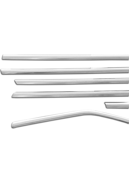 Skoda Rapid Spaceback Krom Cam Çıtası 8 Parça Paslanmaz Çelik 2013 Model ve Sonrası fiyatları