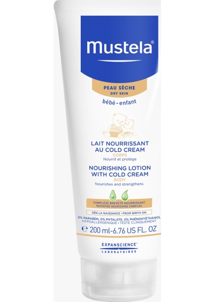 Body Lotion With Cold Cream Nutri - Protective Cold Cream İçeren Besleyici Vücut Losyonu 200 Ml