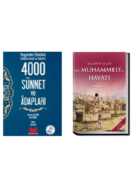 Allah'ın Elçisi Hz. Muhammed'in Hayatı Salih Suruç - Peygamber Efendimiz 4000 Sünnet ve Adapları Ciltli 2 Kitap Set