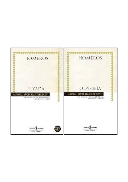 Homeros 2 Kitap Set Yunan Mitolojisi İlyada - Odysseia