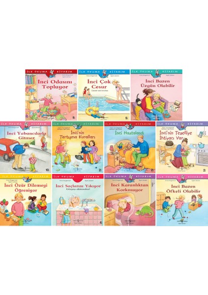 İnci Serisi İlk Okuma Kitabım 11 Kitap Set