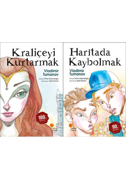 Kraliçeyi Kurtarmak - Haritada Kaybolmak 2 Kitap Set Vladimir Tumanov Günışığı
