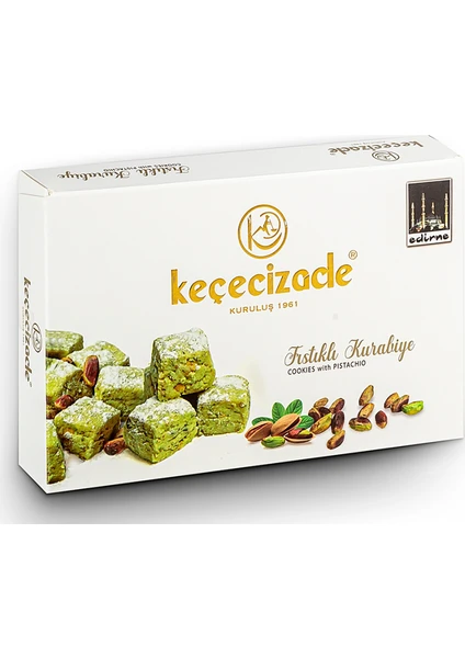 Kare Fıstıklı Kurabiye 250 gr