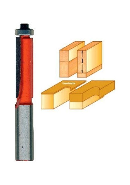 14413 Iki Ağız Rulmanlı Freze Bıçağı 6X10X50 mm