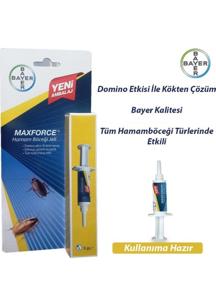 Maxforce Böcek Jeli 5 gr