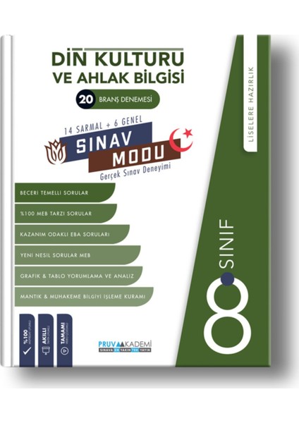 8. Sınıf Tüm Dersler 6 Kitap Deneme Seti