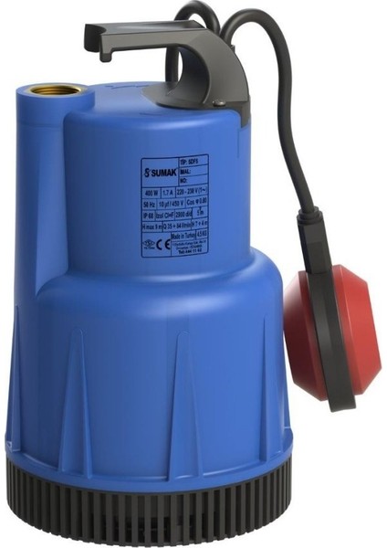 Sdf 300 Sumak Plastik Drenaj Dalgıç 0,33 Hp