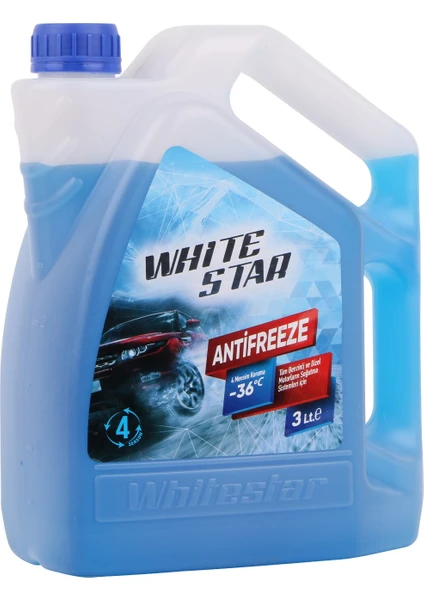 White Star Antifiriz -36 Derece 3 lt Mavi