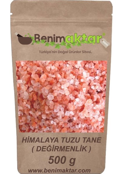 Benimaktar Gerçek Himalaya Tuzu Tane Değirmenlik 500 gr