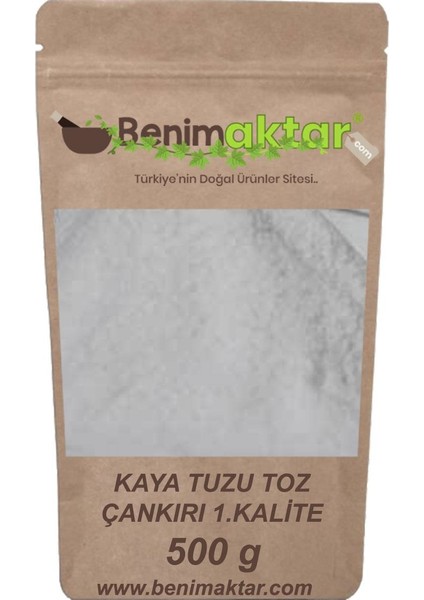 Benimaktar Çankırı Kaya Tuzu Toz 500 gr