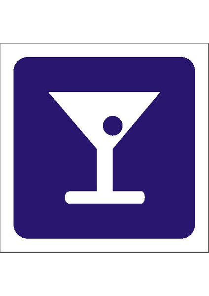 İzmir Serigafi Içki 2.6 mm PVC Yönlendirme Levhası 12 x 12 cm