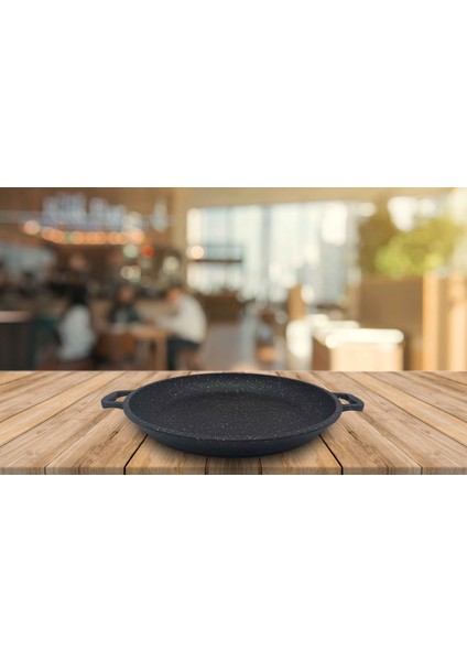 Black 36 cm Döküm Tava