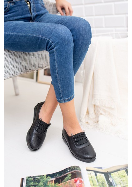 Ortapedik Pedli Siyah Ayakkabı modelleri