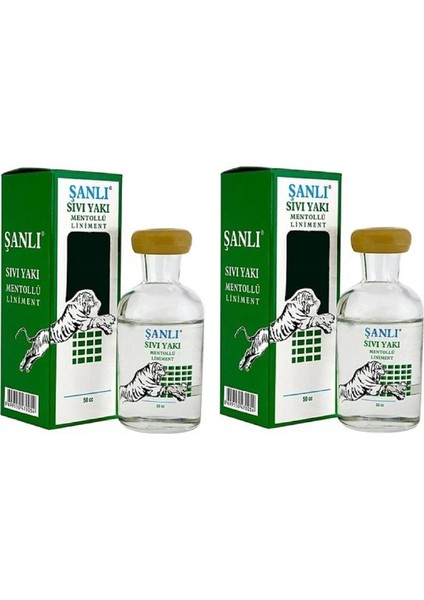 Sıvı Yakı Mentollü Liniment Serinletici x 2