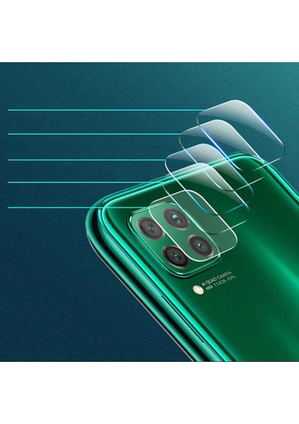 Huawei P40 Lite Kamera Lens Koruyucu Cam Şeffaf fiyatları