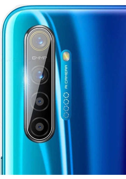 Realme 5 Pro Kamera Lens Koruyucu Cam Şeffaf