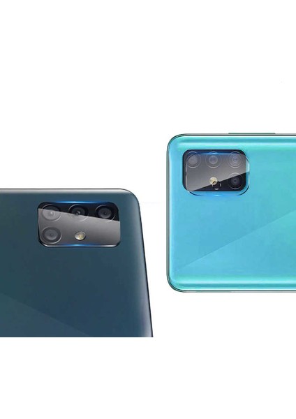 Samsung Galaxy A71 Kamera Lens Koruyucu Cam Şeffaf fiyatları