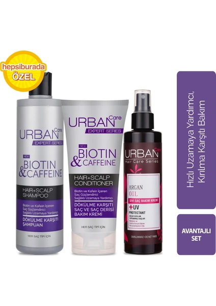 Urban Care Hızlı Uzamaya  & Kırılma Karşıtı Bakım Avantajlı Set