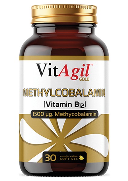 Gold Methylcobalamin Vitamin B12 30 Kapsül