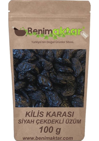 Benimaktar Kilis Karası Çekirdekli Üzüm 100 gr