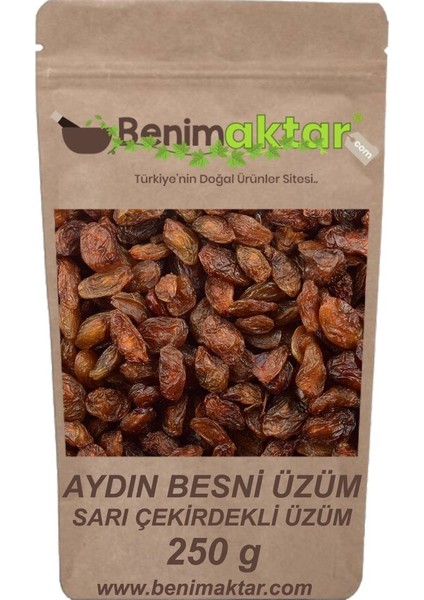 Benimaktar Sarı Besni Çekirdekli Üzüm 250 gr