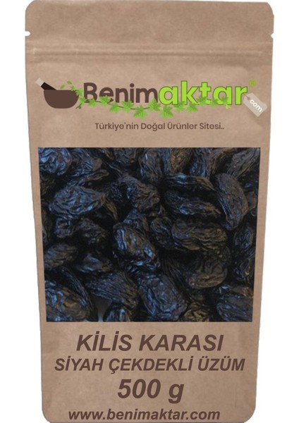 Benimaktar Kilis Karası Çekirdekli Üzüm 500 gr