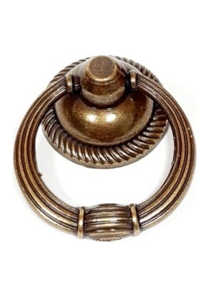 Interio Rustik Halka Sarkaç Antik Sarı Düğme Kulp Modelleri Dolap Çekmece Mobilya Mutfak Kulbu