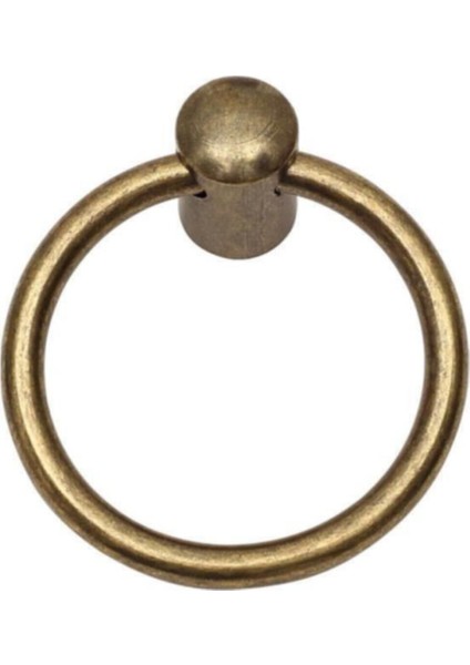 Interio Halka Kulp Sarkaç Çap 6cm Antik Sarı