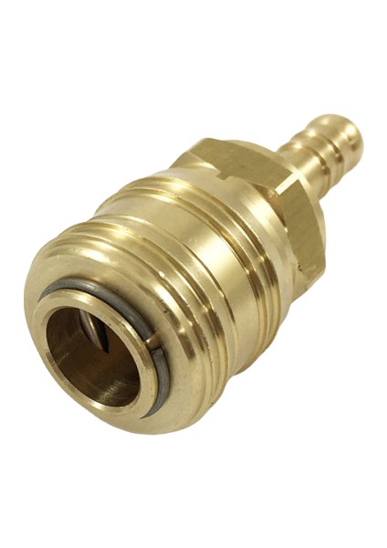 Hortum Uçlu Kaplin Gövde 8mm. Bilyeli (Otomat)