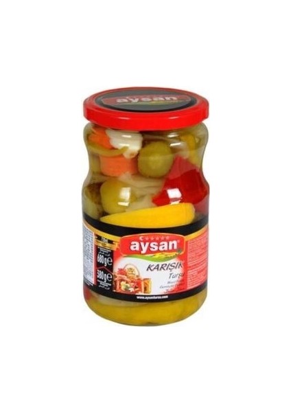 Tursu Karısık 670 gr Cam