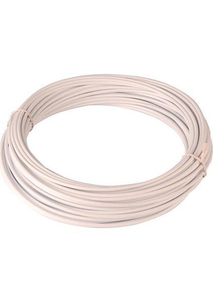 Metre Dış Kablo Beyaz 5 mm [25 Mt]*