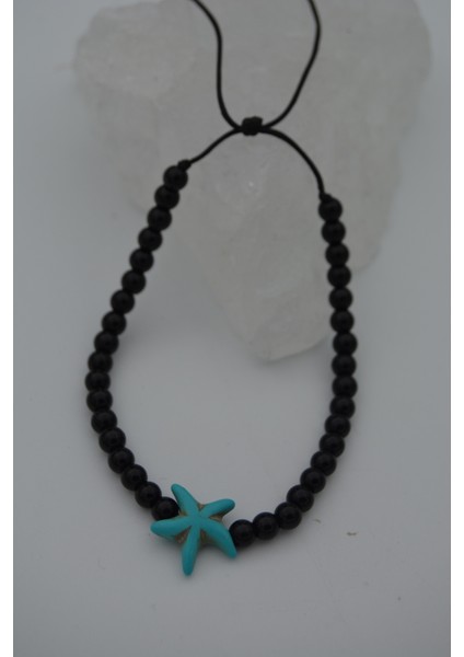 Oniks ve Turkuaz Metalsiz Bileklik fiyatları