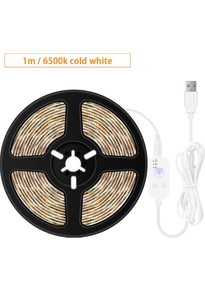 1m USBli Ledli Şerit Işık - Beyaz (Yurt Dışından)