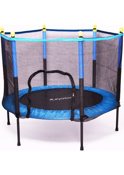 Fileli Büyük Boy Trambolin 140 cm Çap Mavi