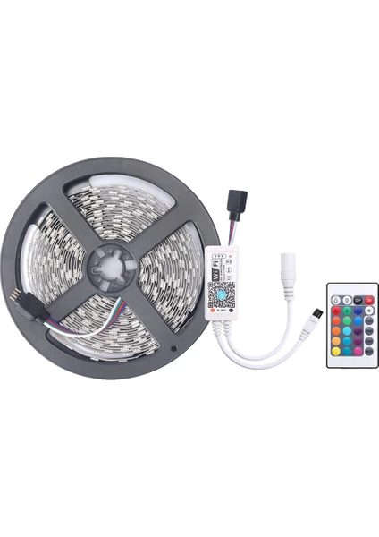 Mbw Akıllı Wifi Kontrol Renk Değiştirme LED 5050 Rgb Su Geçirmez (Yurt Dışından)