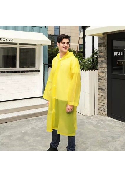 Raincoat Eva Yağmurluk -Gri