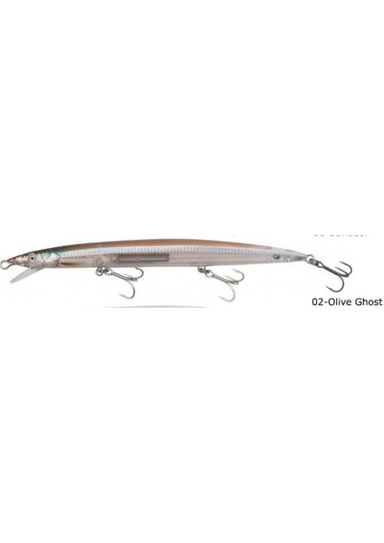 Sandeel Jerk Minnow 145 14G Suni Yem 02-Olive Ghost