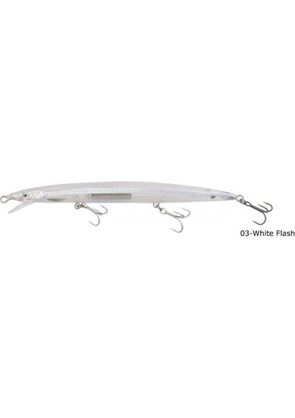 Savage Gear Sandeel Jerk Minnow 145 14G  Suni Yem 03-White Flash