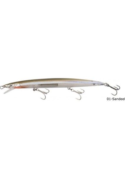 Sandeel Jerk Minnow 175 25G Suni Yem 01-Sandeel