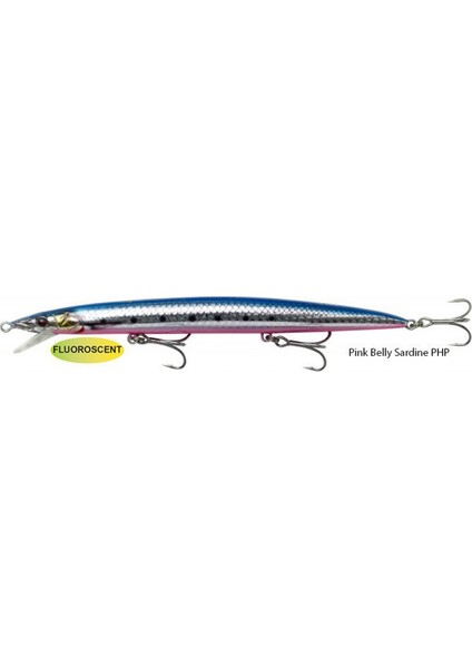 Jerk Minnow 175 Mm 29 Gr Sinking Suni Yem Pink Belly